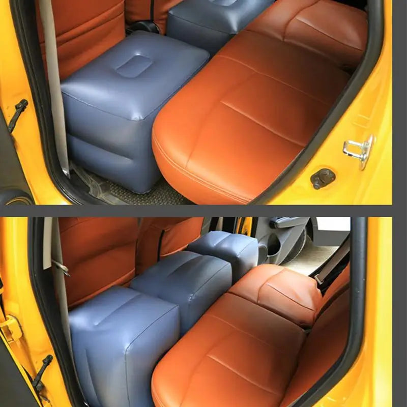 Car Inflatable Stool Cushion  Air Mattress  Ultimate Car Comfort Portable Cushion Rear Seat Gap Pad Auto Air Cushion Bed