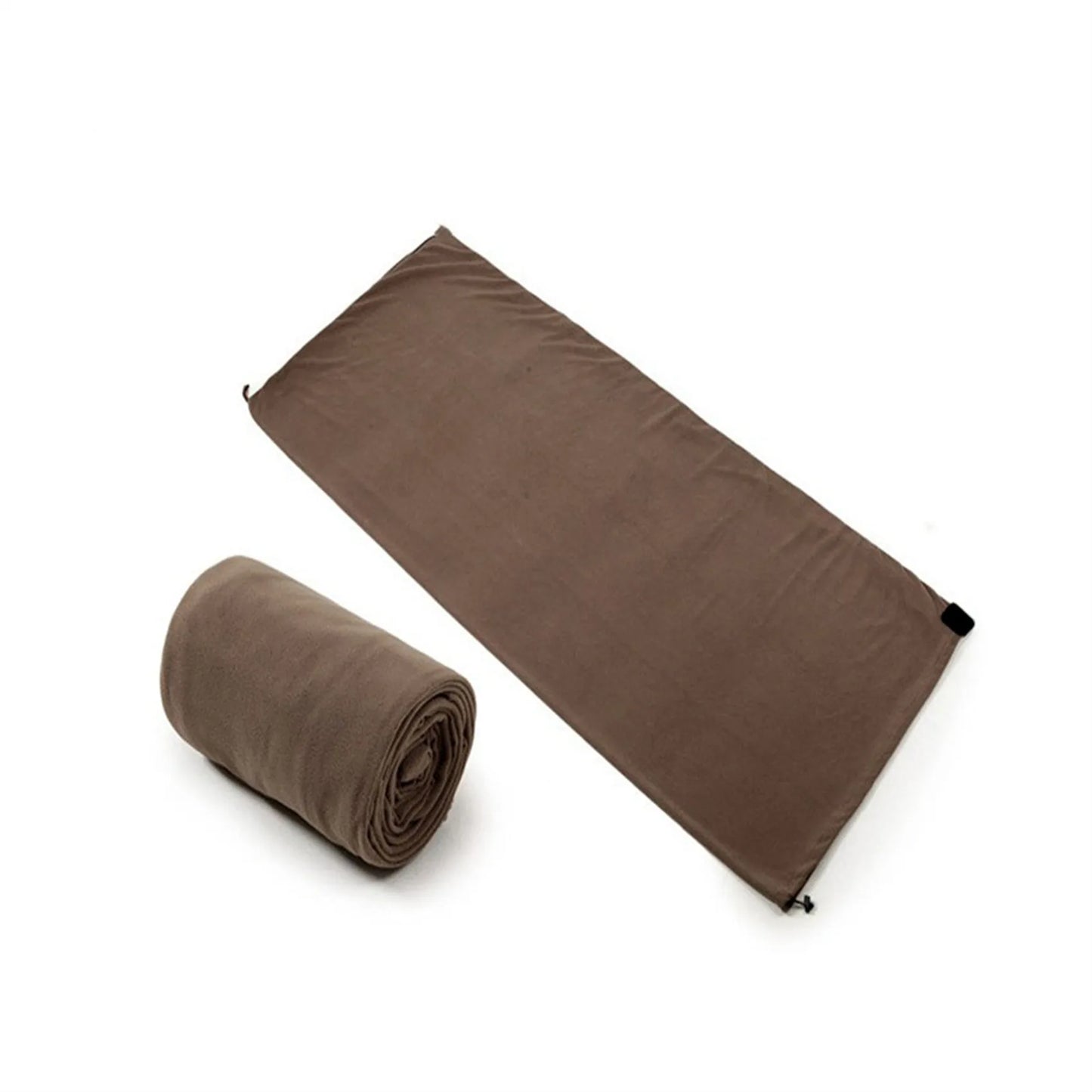 Fleece Sleeping Bag Outdoor Sleeping Inner Liner Equipped Ultra Lightweight Camping Hiking Climbing Essential Warm Dirt Proof