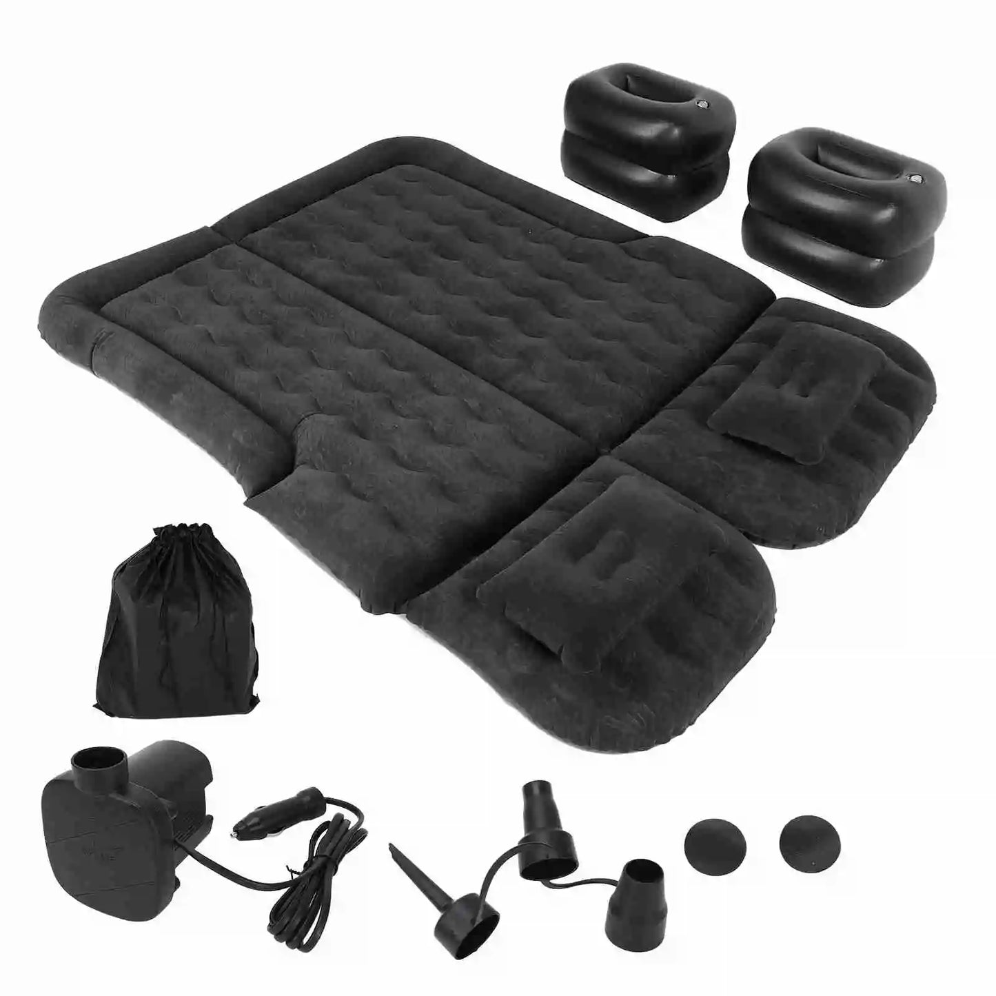 Car Air Bed Camping Bed Car Air Mattress Vehicle Inflatable Thickened Travel Bed Sleeping Pad Camping Accessory SUV Air Mattress