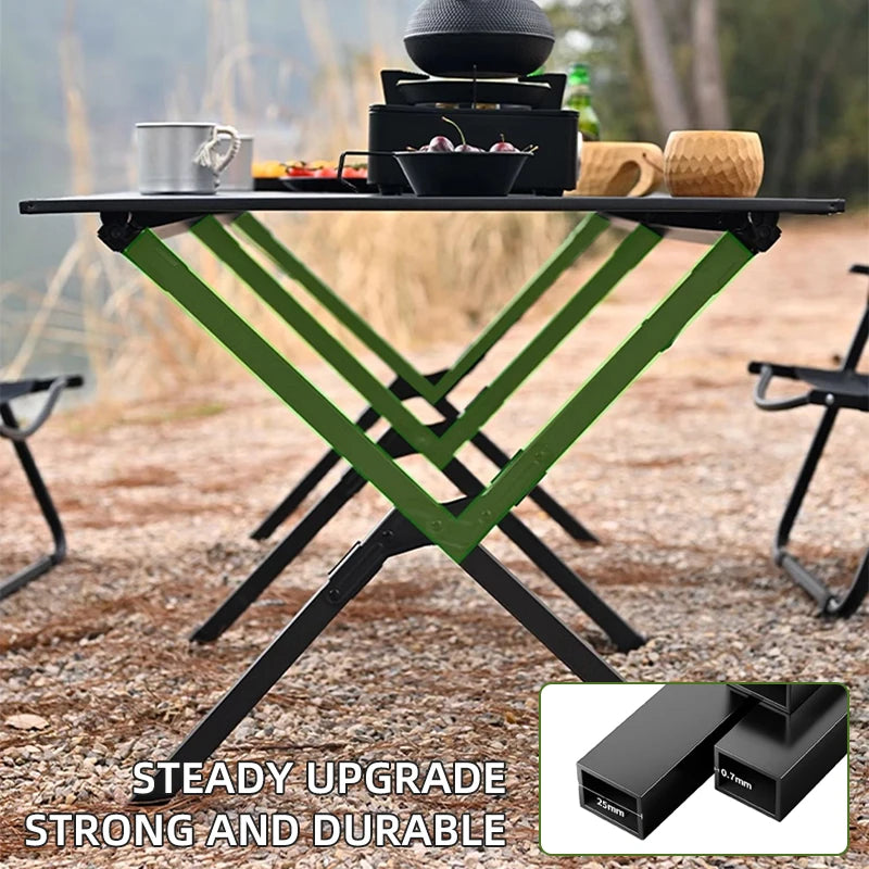 Camping Folding Table Mounted Rent House Picnic Table Portable Egg Roll Table Picnic Outdoor lightweight Camp BBQ Grill Table