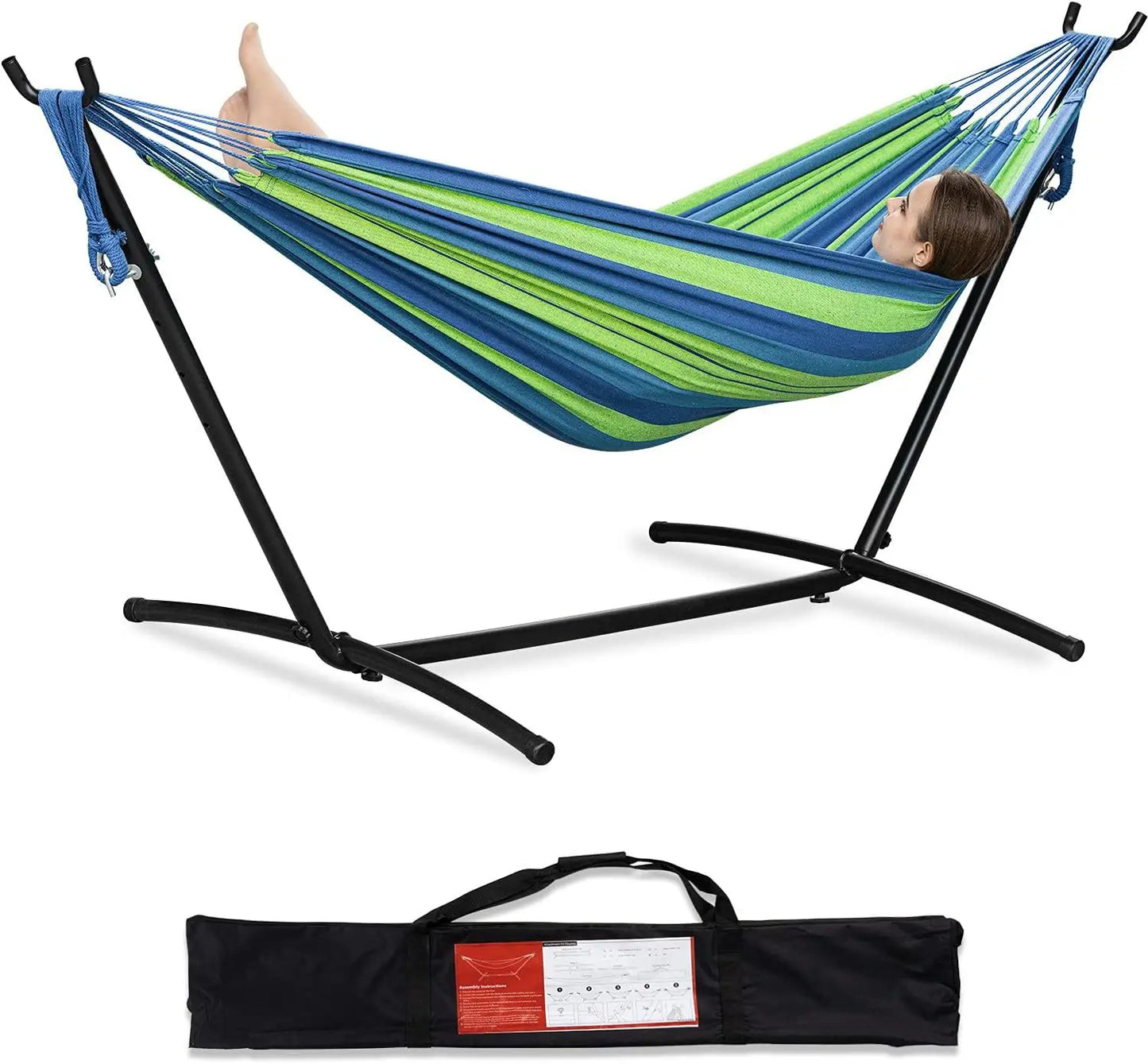 Anti-side-turn Canvas Camping Detachable Outdoor Hammock Stand Portable Camping Hammock Rede Camping Lits De Camping Home