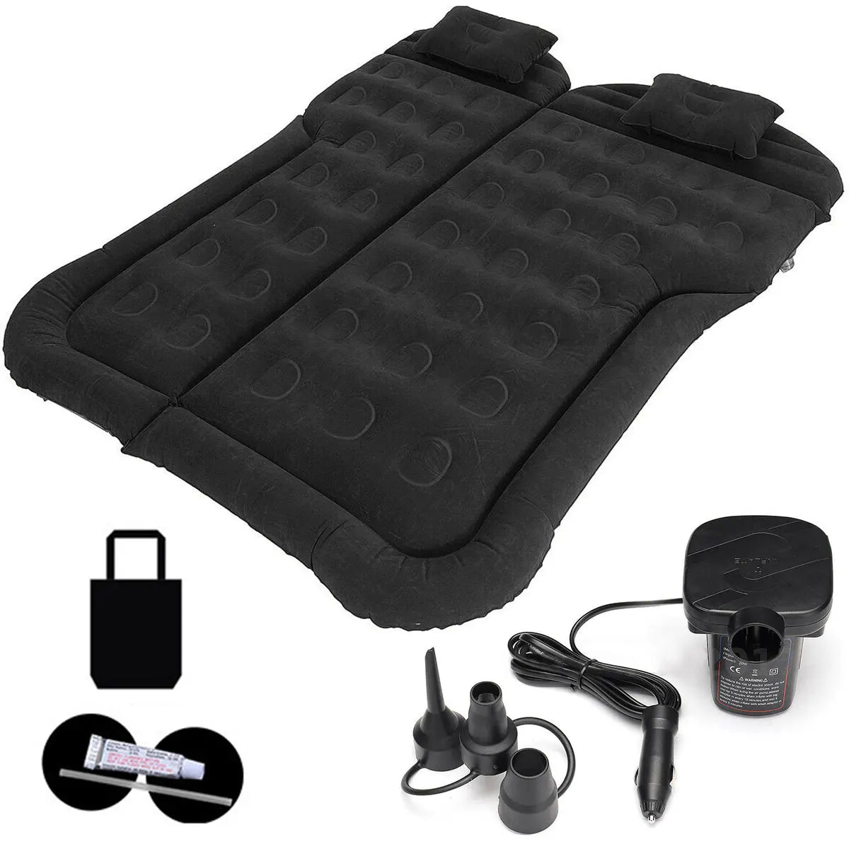 Car Air Bed SUV Air Mattress Inflatable Car Air Mattress Bed Car Inflatable Bed Back Seat Mattress with Two Pillows Durable Car