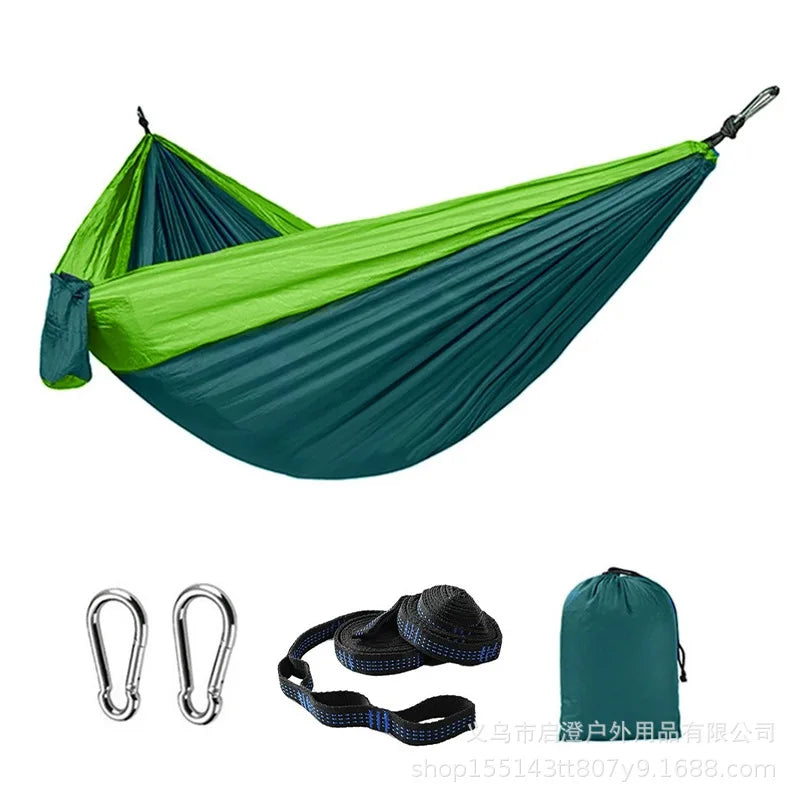 Essential summer camping hammock, single person anti rollover camping, school park, leisure swing, outdoor cradle