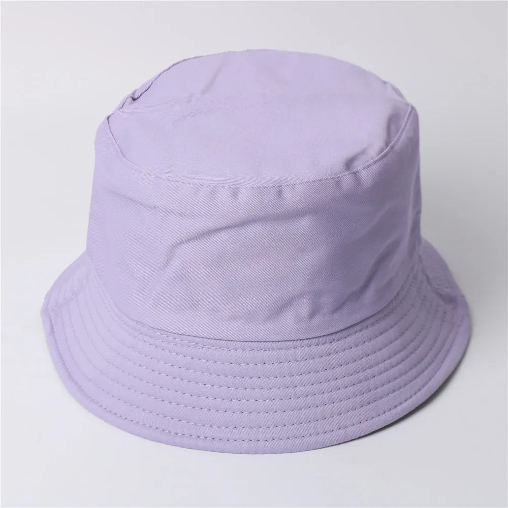 Free Custom LOGO Design Double-sided Bucket Hat Ladies Men Summer Fishing Hat Leisure Fishing Hat Panama  Bob Bucket Gorros