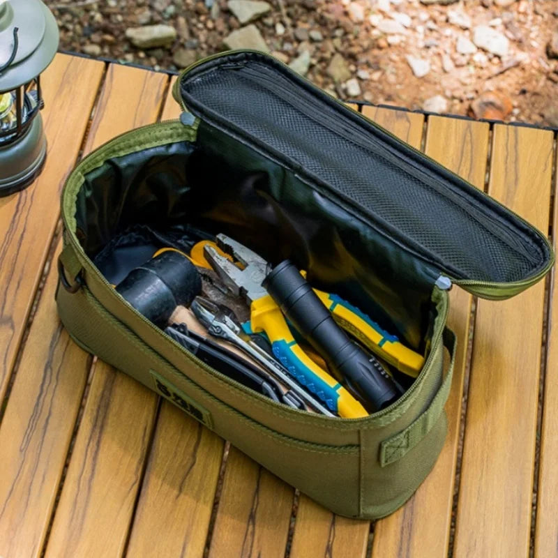 Outdoor Camping Tableware Storage Bag Multi-functional Camping Cookware Kitchen Utensils Bowl Chopsticks Storage Bag