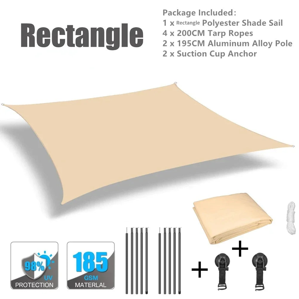 Portable Car Side Awning Tent Waterproof Oxford Awning Anti-UV Car Tent Camping Tailgate Sun Shelter for Camping Fishing Travel