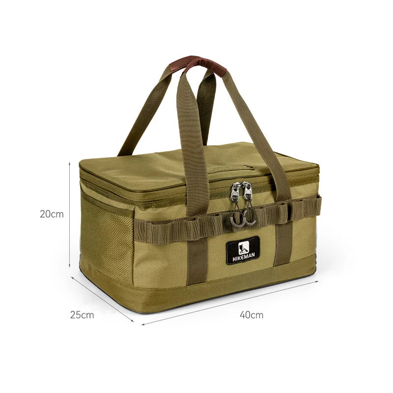 Camping Storage Bag Picnic Basket Gas Stove Gas Canister Pot Storage Bag Outdoor Tool Storage Travel Bags Camping Supplies