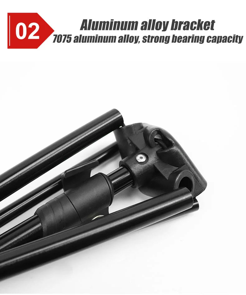 WESTTUNE Universal Camping Chair Foot Rest Folding Attachable Footrest Lightweight Footstool for Outdoor Fishing Beach Hiking