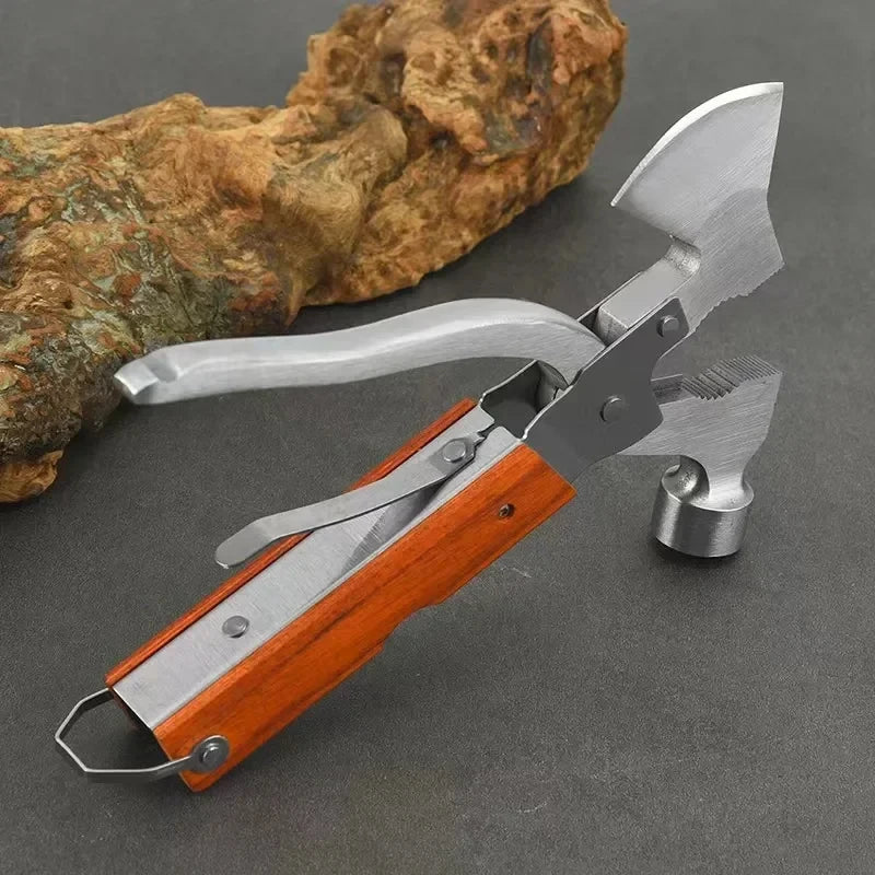 Multi Tools Practical Outdoor Multifunctional Axe Camping Survival First Aid Tool Life Saving Hammer Emergencia Glass Breaker