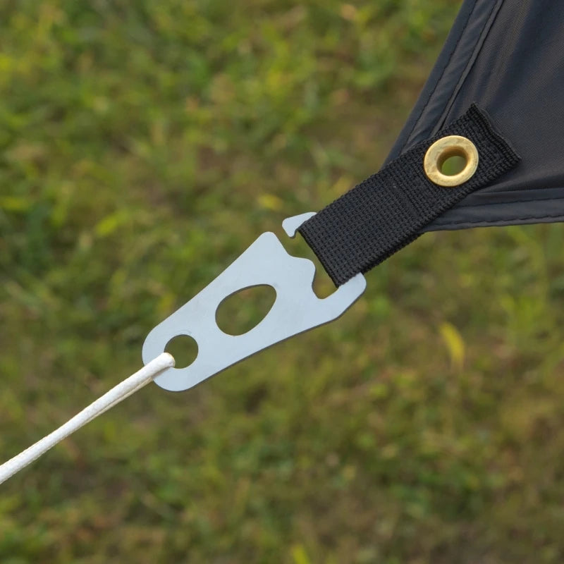 Tent Adjuster Wind Rope Buckle Camping Rope Buckle Tent Rope Tightener Stainless Tent Fasteners Tent Wine Rope Tightener