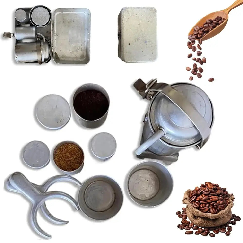 Reusable Extra RARE Collectors Camping Coffee Multipurpose Easy To Clean Camp Cookware Maker Set Mini with Camp Pot Cups