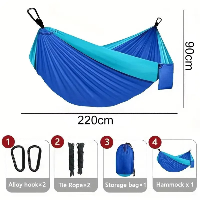 Camping Hammock Lightweight Portable Hammock with Tree Straps Camping Gear for Outside Hiking Beach Backpack Travel