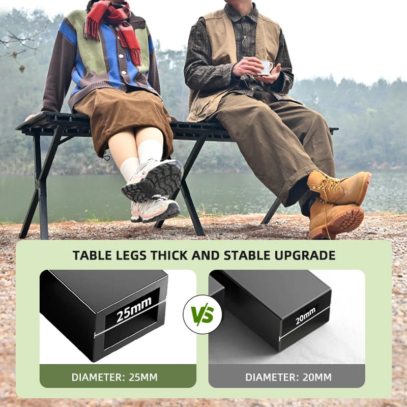 Camping Folding Table Mounted Rent House Picnic Table Portable Egg Roll Table Picnic Outdoor lightweight Camp BBQ Grill Table