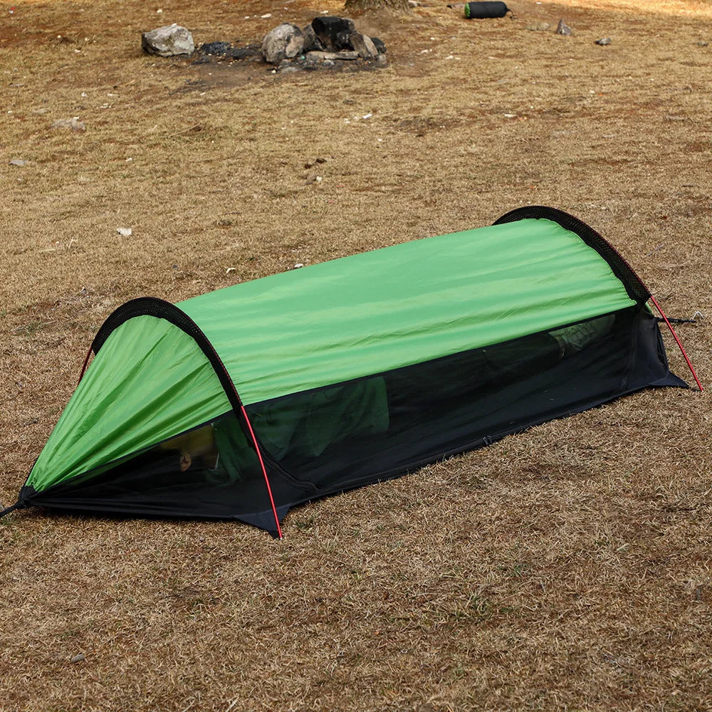 Outdoor Hanging Furniture Sleeping Survival Portable Hammock With Mosquito Net Camping Equipment Tent Travel For Leisure Hammock