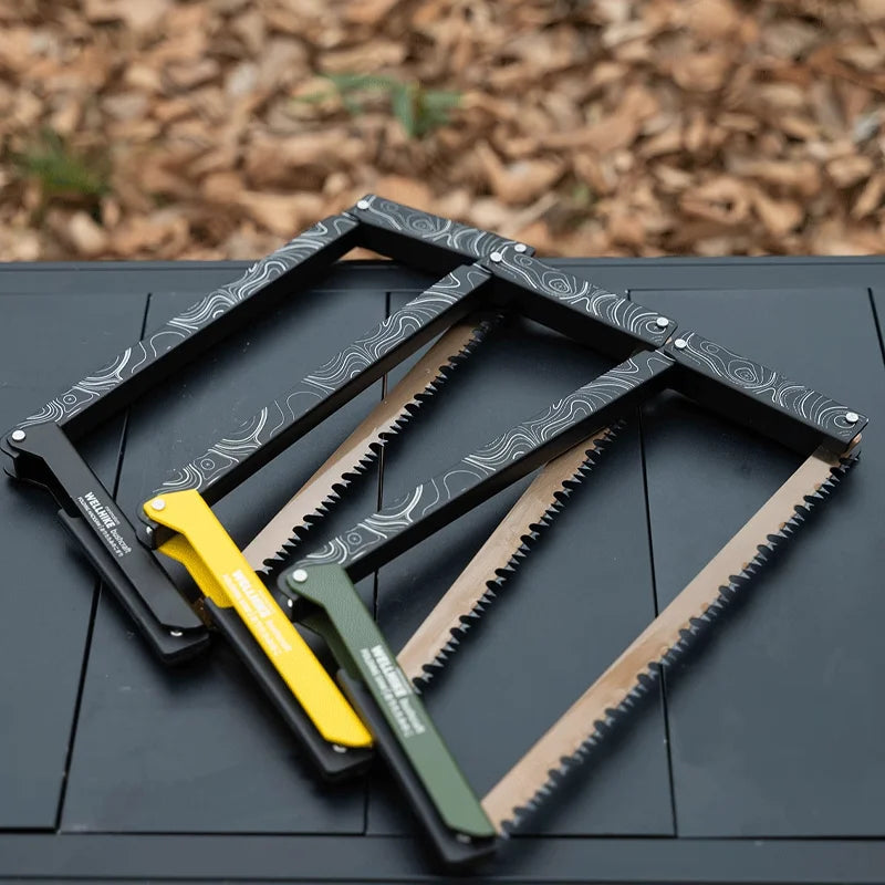 Wellhike Outdoor Folding Handsaw Multi-functional Portable Handsaw Camping Quick Steel Bar Wilderness Wood Cutting Tools