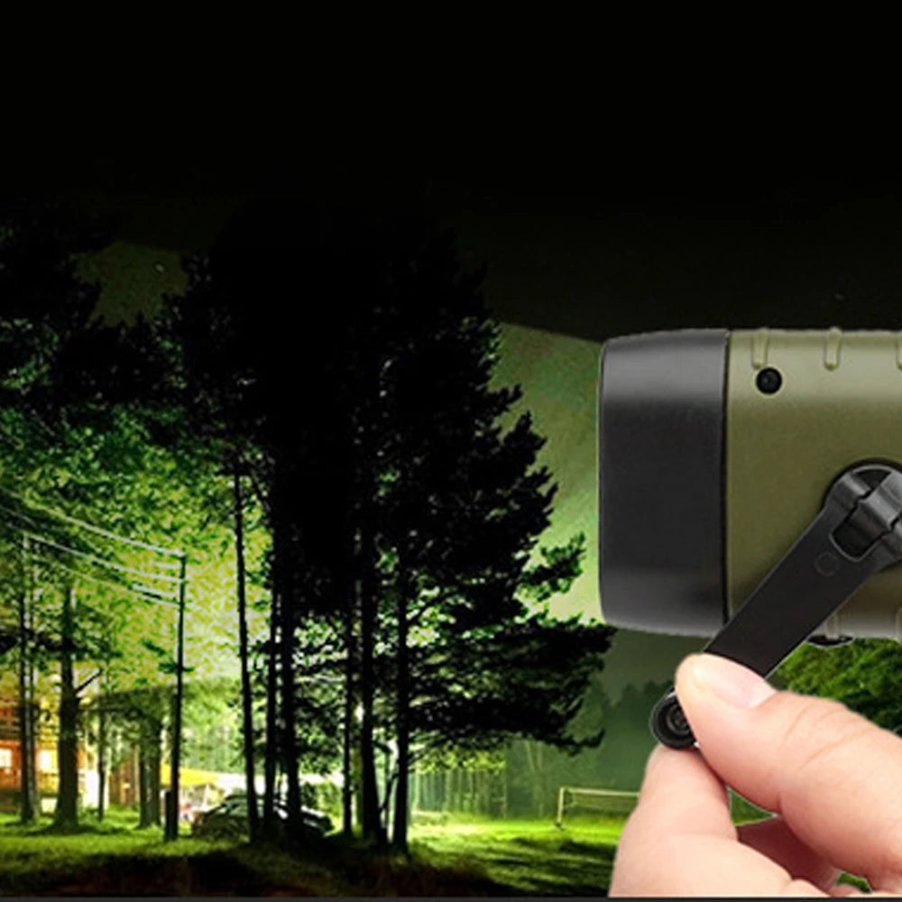 For Outdoor Camping Mountaineering Solar Power Portable Tent Light LED Flashlight Hand Crank Dynamo Torch Lantern