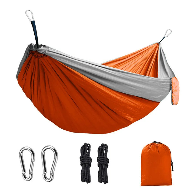 Essential summer camping hammock, single person anti rollover camping, school park, leisure swing, outdoor cradle