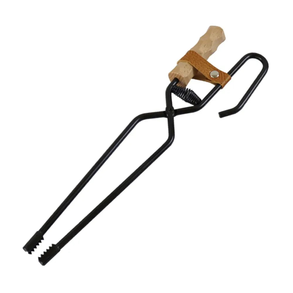 Fire Poker Camping Firewood Tongs Winter Fireplace Poker Camping Roasting Sticks Fire Pit Poker Picnic Portable Camping Supplies