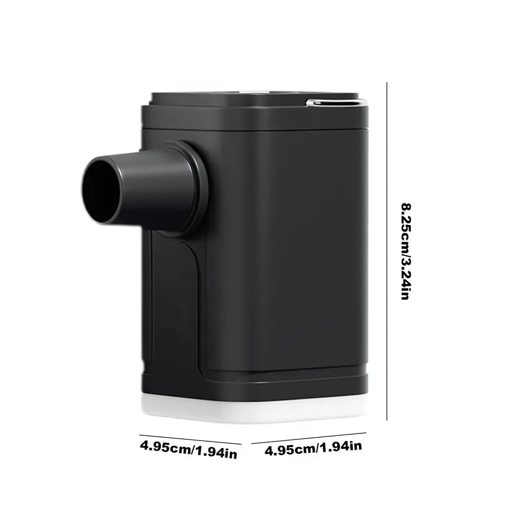 Air Mattress Pump Pool Camp Air Pump 1200mAh Large-Capacity Battery Electric Pumps Multi-Functional For Outdoor Camping Air Bed