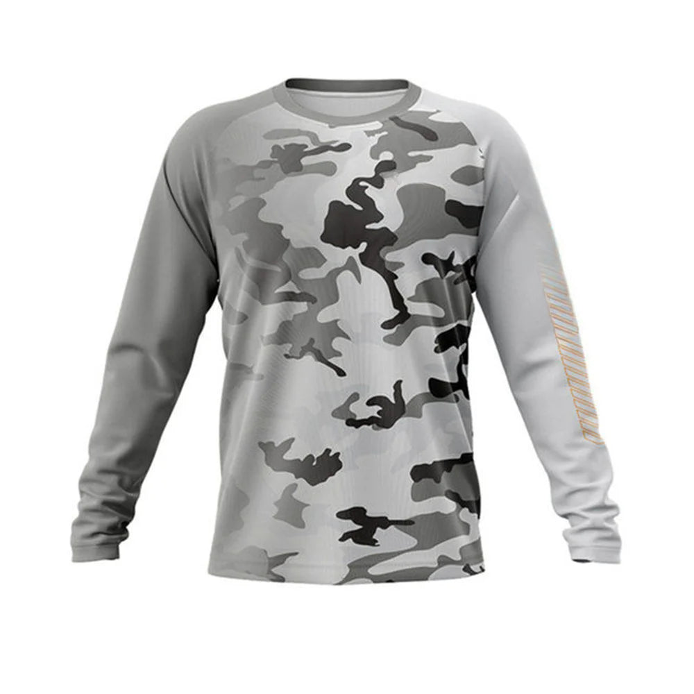 Long Sleeve Uv Protection Clothing Mens Outdoor Summer Jersey Upf 50 Clothes Performance Breathable Fishing Tops