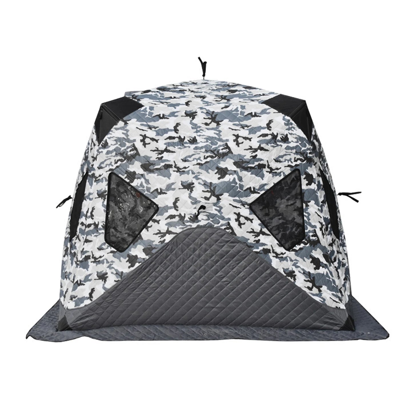 Winter Fishing Tent Upgrade 3-4 Person Outdoor Camping Shelter Portable and Lightweight Angler Tent Waterproof and Warm
