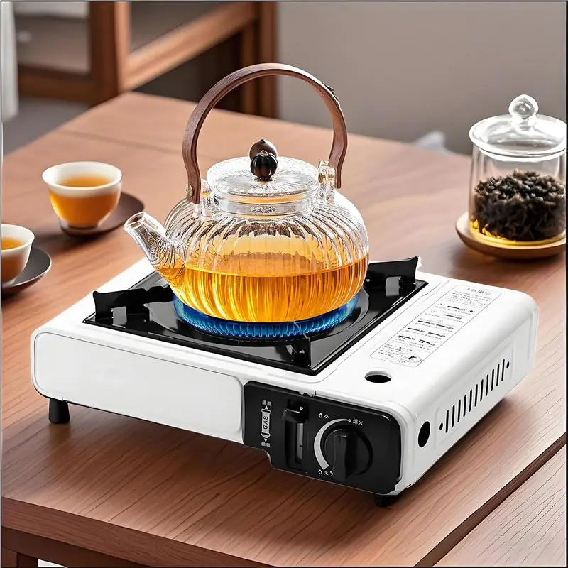 Portable Camping cassette stove with windproof ring Cooking Gear Outdoor Picnic camping Burner for home camping and travel