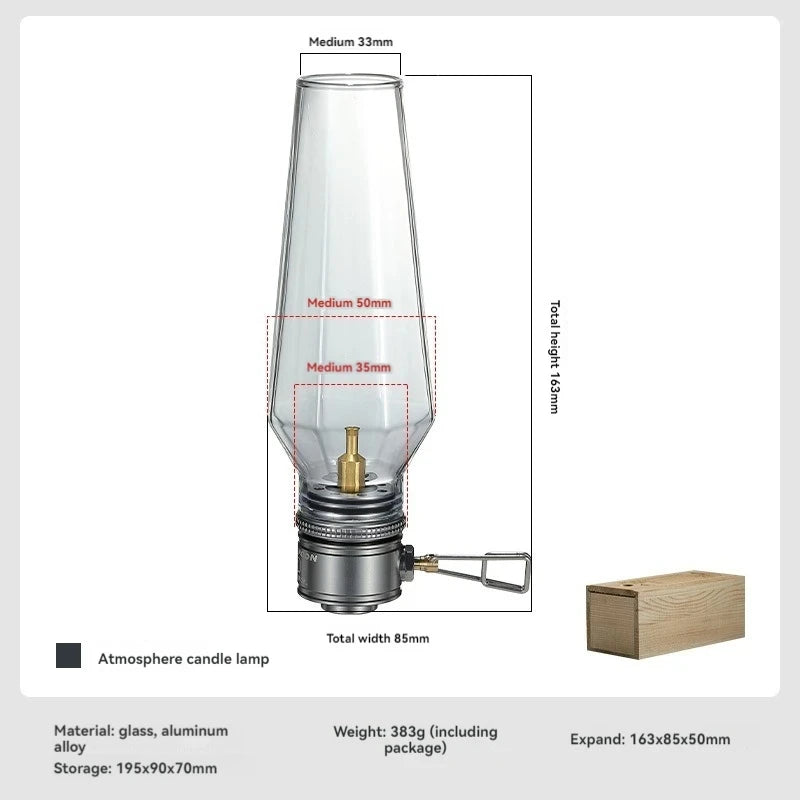 CAMPINGMOON T-1 Portable Outdoor Camping Light Gas Lighting Camping Lamp Tent Lamps camping gas lanterns