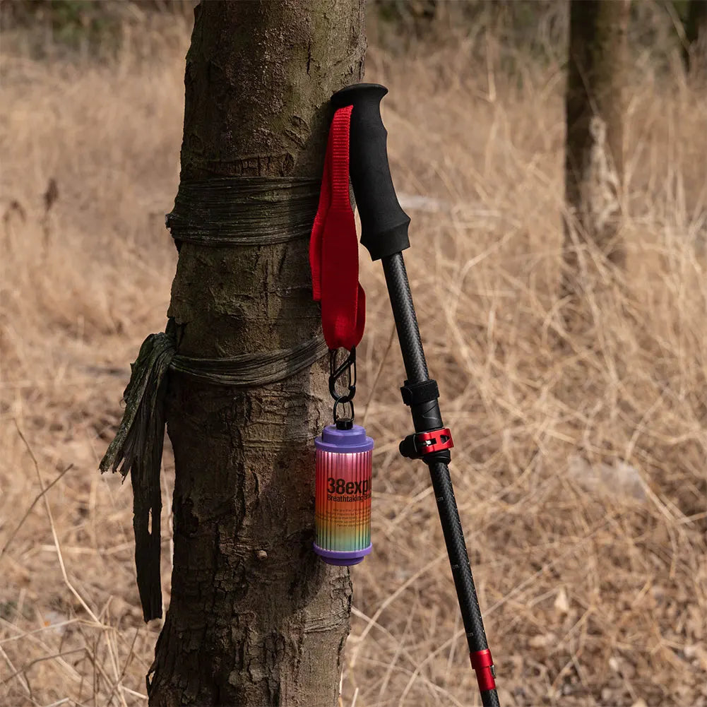 Camping Light LED Camping Lantern Type-C Rechargeable Stepless Dimmable Atmosphere Light with Magnetic Base for Camping Hiking