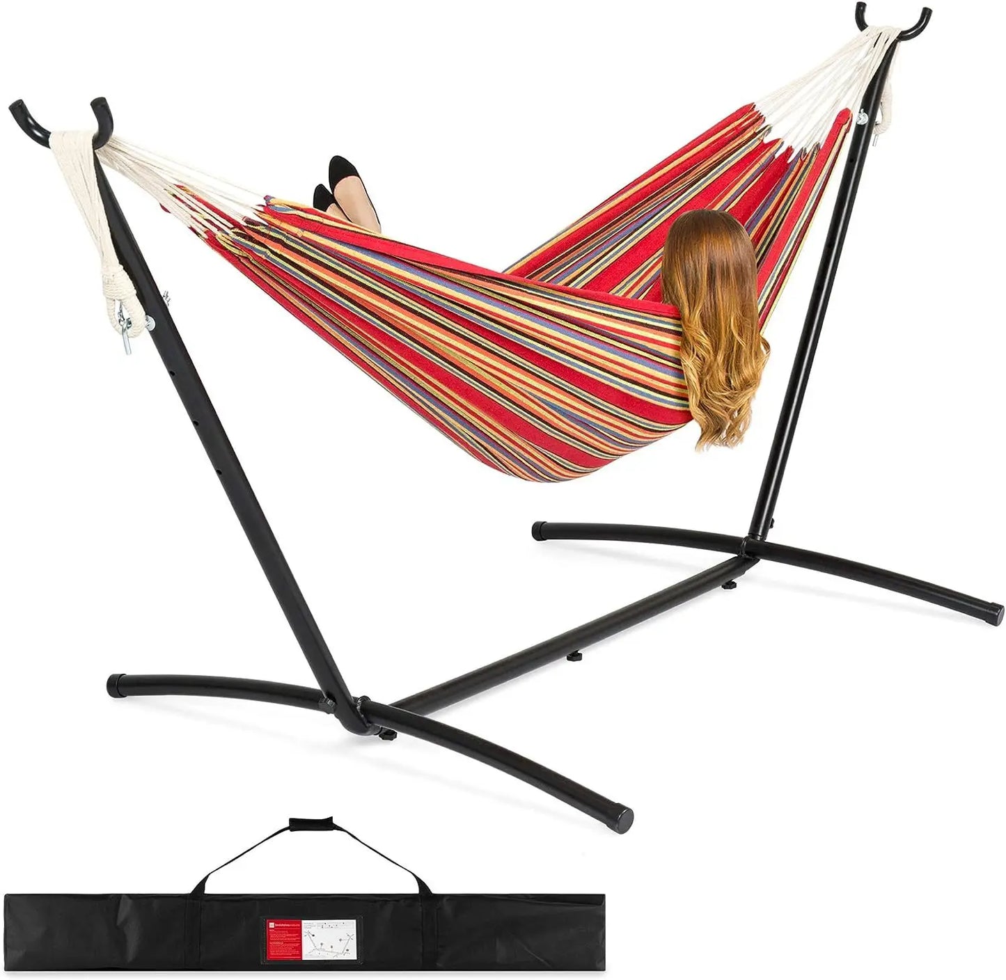 Anti-side-turn Canvas Camping Detachable Outdoor Hammock Stand Portable Camping Hammock Rede Camping Lits De Camping Home