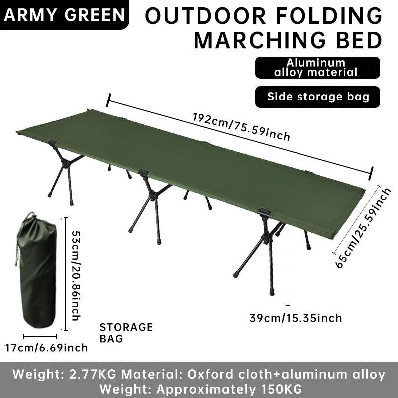 Outdoor Camping Tent, Foldable Bunk Bed Tent, Portable Single Person Marching Bed Tent, Mosquito Proof Beach Tent, Hiking Tent