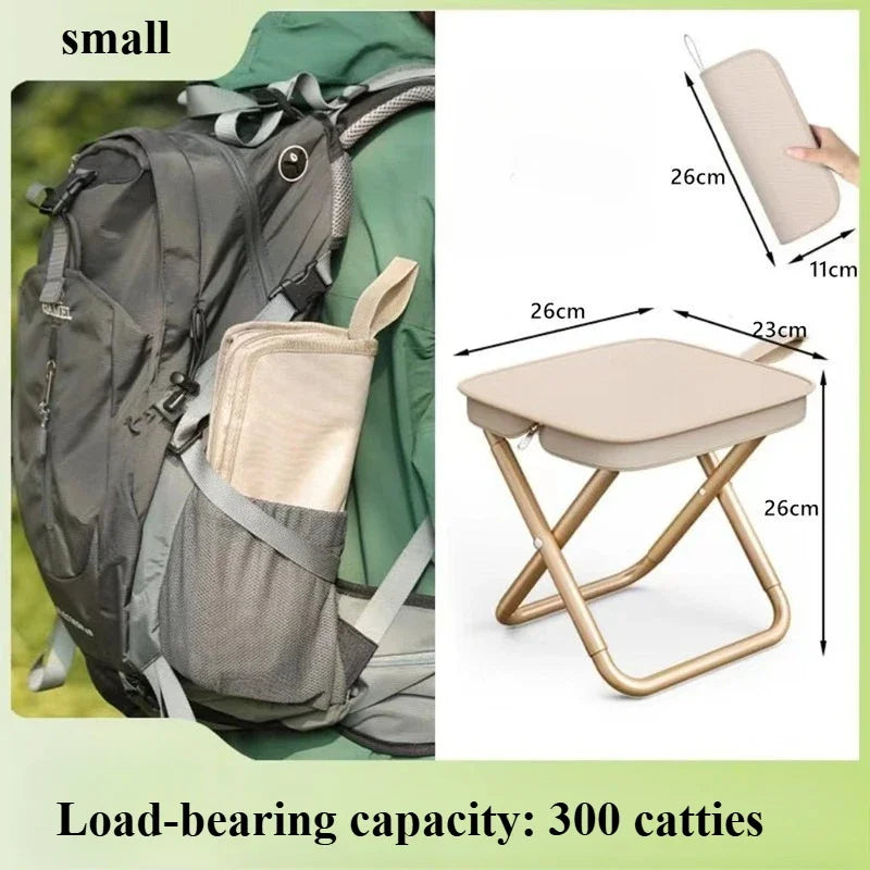 Outdoor Picnic Camping Folding Stool Portable Small Stool Park Picnic Fishing Small Stool Suitable for Outdoor Camping Picnic