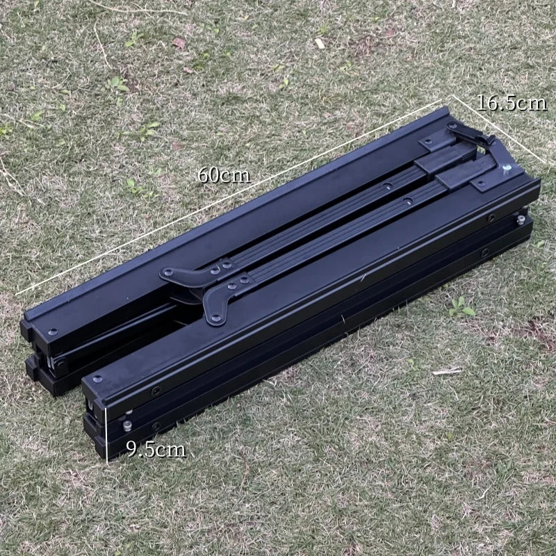 IGT Table igt 4 Unit Table Camping Folding Table Portable Lightweight  Aluminum Alloy  Desk BBQ Dinning Outdoor Camping Desk