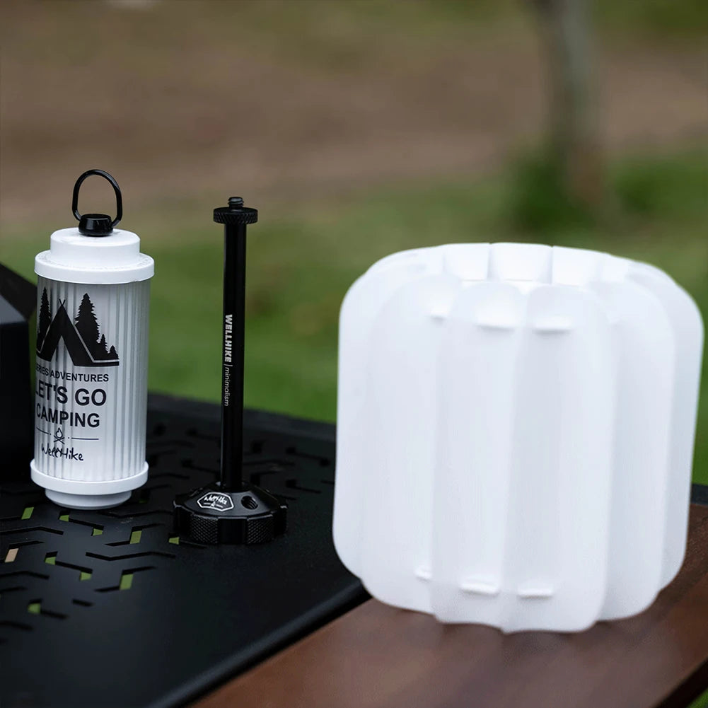 For GZ Pumpkin Shape Lampshade Ultralight Camping Light Lampshade Waterproof Camping Lamp Cover Camping Light Accessories