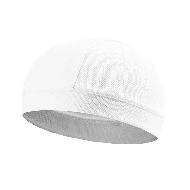 Summer Unisex Quick-dry Breathable Hat Motorcycle Bicycle Helmet Inner Liner Cap Outdoor UV Protection Hat Balaclava Cycling Cap