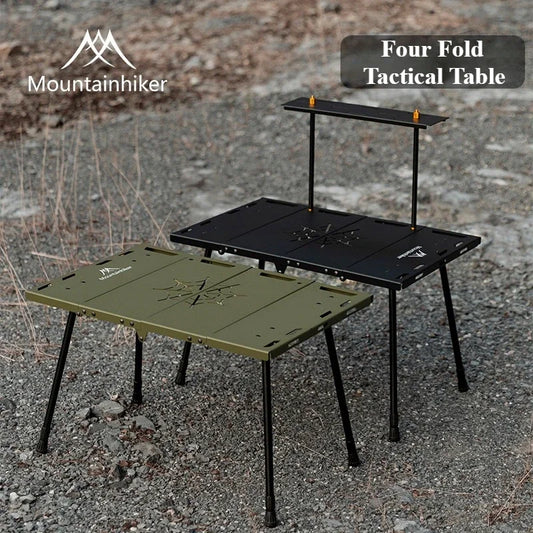 Mountainhiker Folding Table Camping Tactical Table Portable Storable Multifunctional Camping Tables Height Adjustable Mini Table