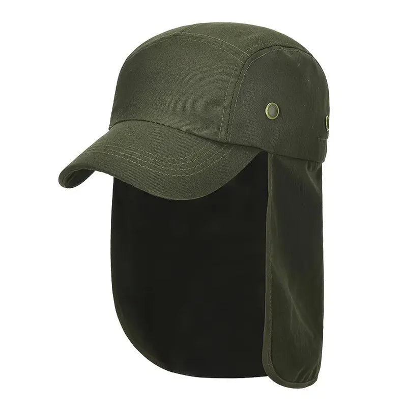 1 Piece Sun Protection Hat Fishing Hat Outdoor Mountaineering Sun Hat Face Cover Shawl Hat