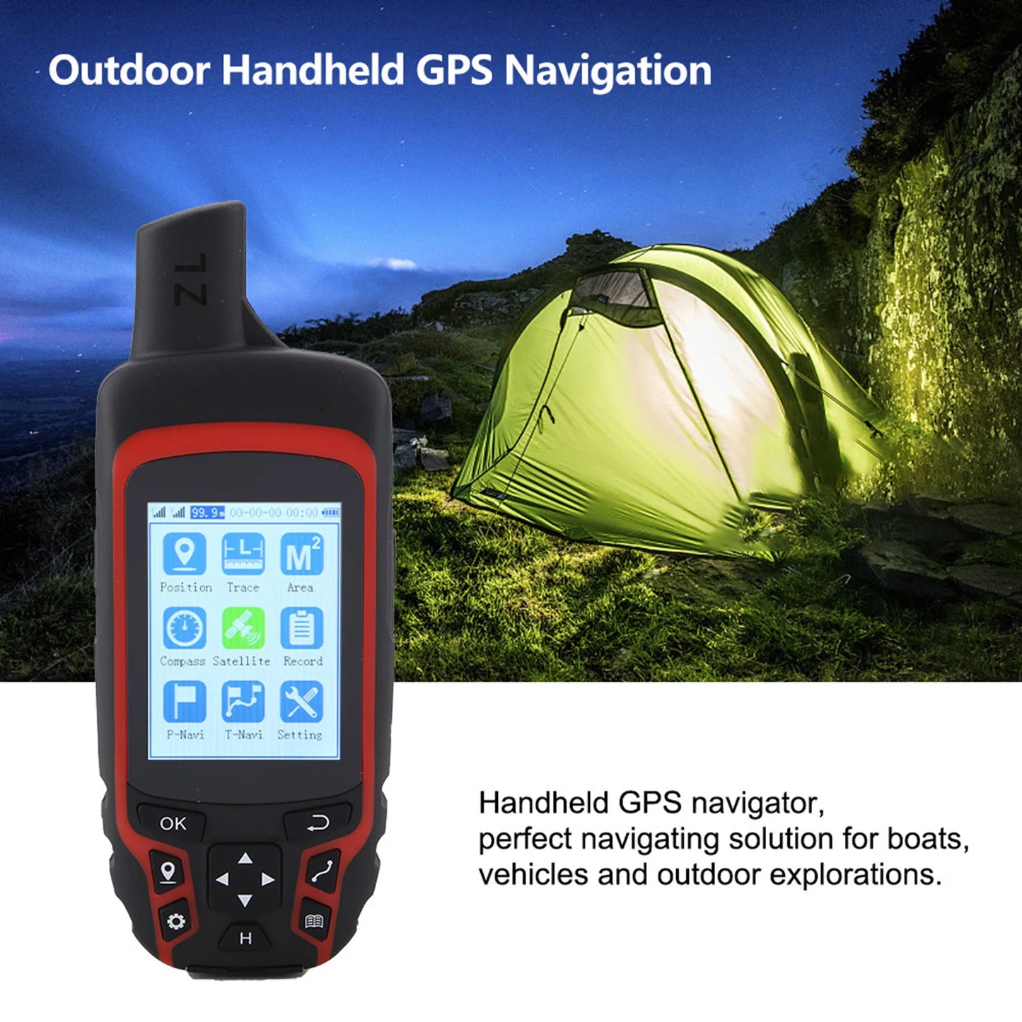 Handheld GPS Navigation  Outdoor Location  USB Rechargeable Outdoor GPS Locator Outdoor Handheld GPS Navigation