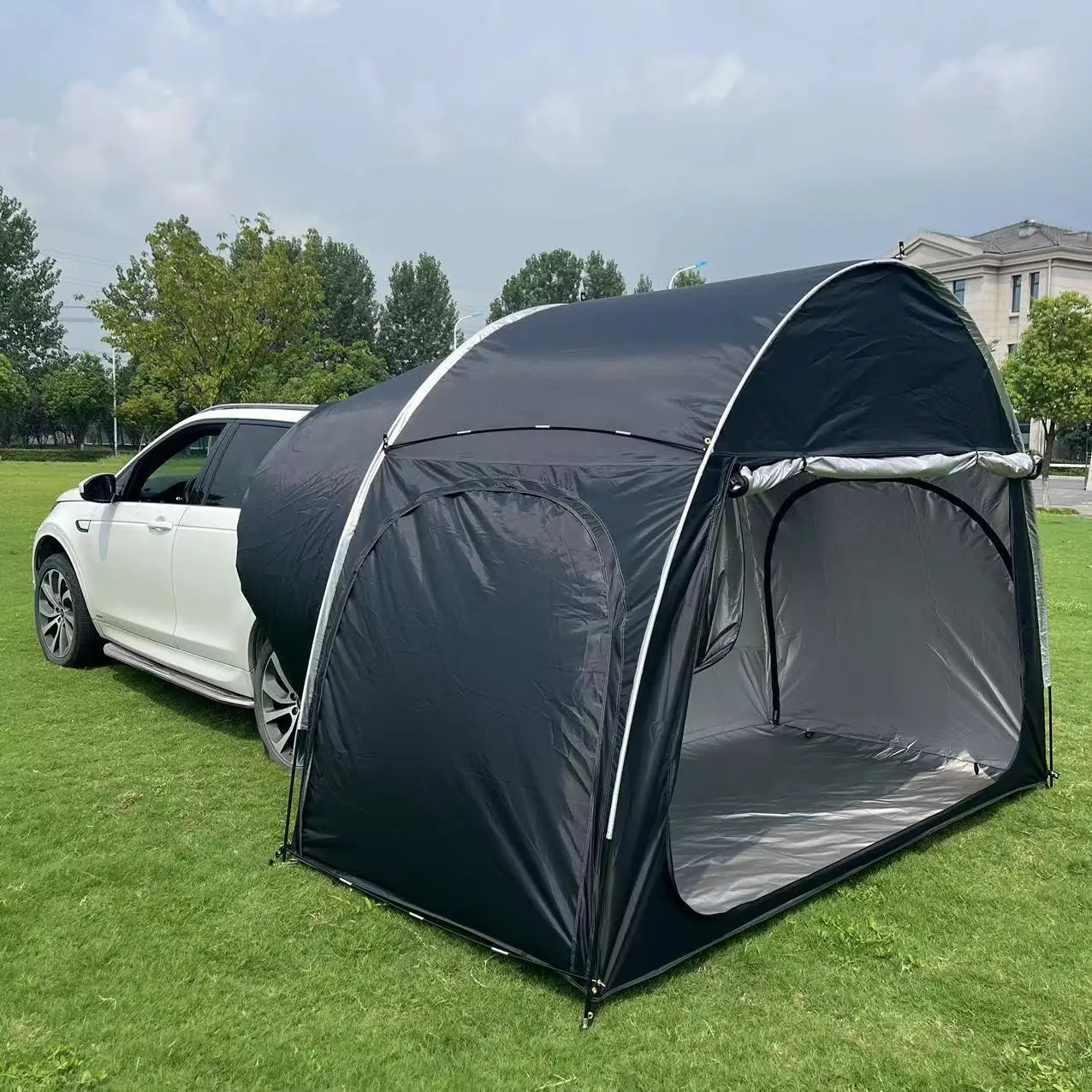 Camping Car Rear Tent Outdoor Car Trunk Tent with Canopy Car Trunk Extension Tent Sunshine-Proof Camping Equipment