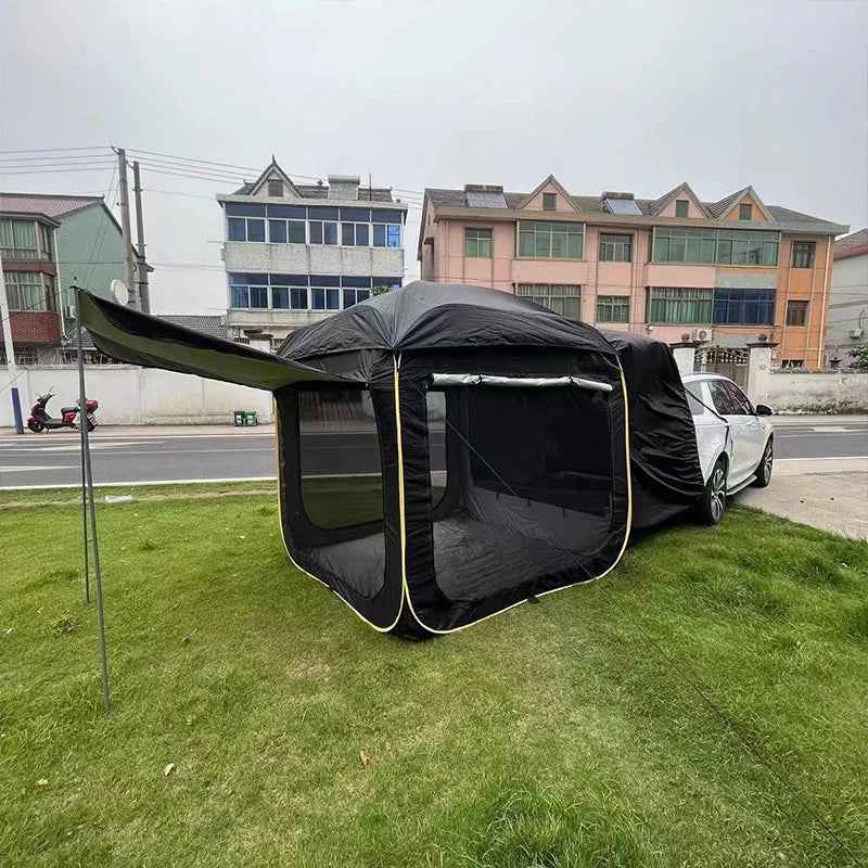 Outdoor Car Trunk Extension Tent House Car Mounted Tent Trunk SUV Car Trunk Tent Car Camping