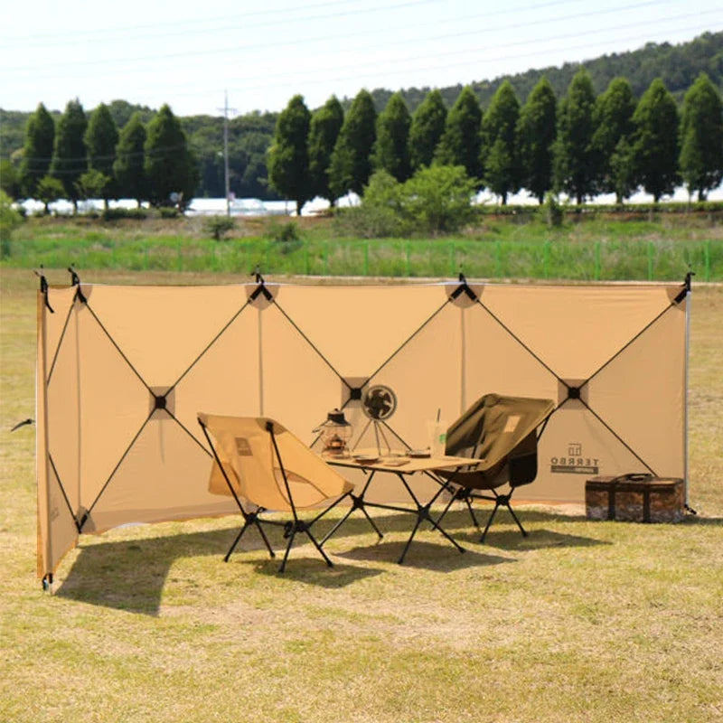 Camping Windscreen Tent Outdoor Cool Folding Windshield Canopy Tent Shelter  Windscreen Shelter Picnic Camping Windscreen