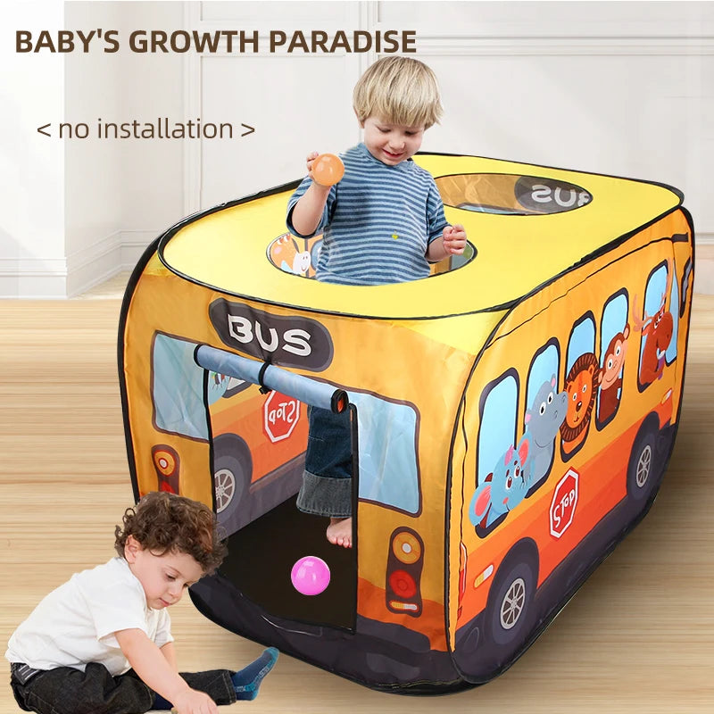 Children's Tent Game House Indoor and Outdoor No Installation Kindergarten Foldable Family Toy House