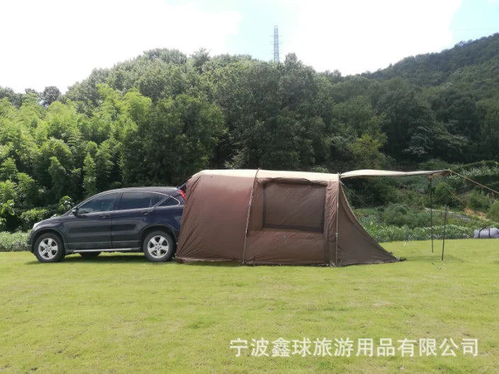 Outdoor Folding Portable Car Rear Awning Tent Multi-person Rainproof Pergola Camping Canopy Tent
