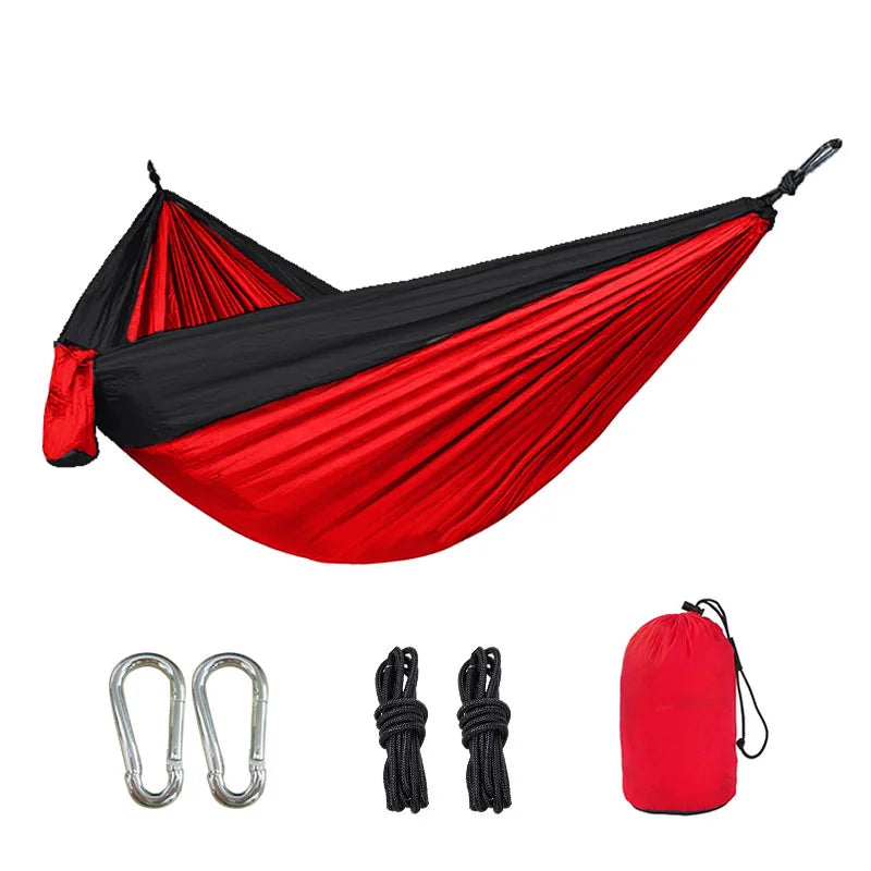 Essential summer camping hammock, single person anti rollover camping, school park, leisure swing, outdoor cradle