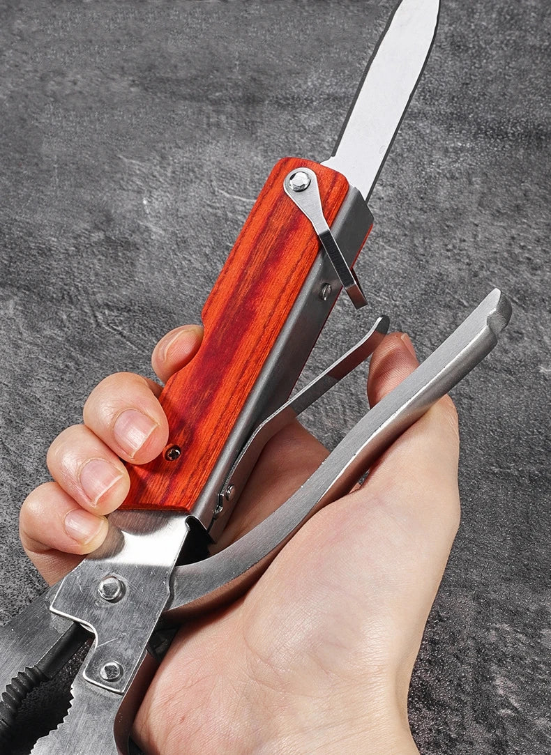 Camping Gear Multitool, Cool & Unique Birthday Gifts for Men,Survival Gear for Outdoor Hunting Hiking, Emergency Escape Tool