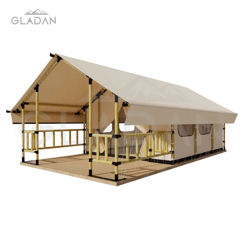 Outdoor Camping Tents, Hotel Camping Bases, Large Wooden House Accommodation, Suitable for Camping, Customizable