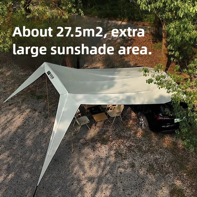 Explorer Outdoor Camping Tent Waterproof Mountain Bike Side Side Awning Vinyl Rainproof Off-road Suv Car Outdoor Self-driving