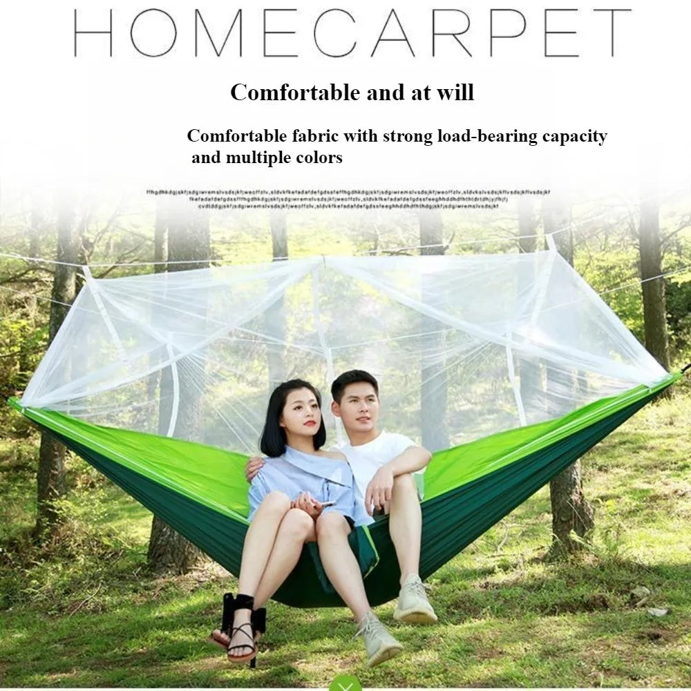 Outdoor Mosquito Net Hammock Camping With Mosquito Net Ultra Light Nylon Double Camping Aerial Tent Portable Travel Outdoors