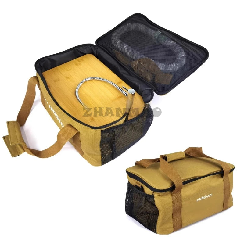 Outdoor IGT Camping Table, Kitchen, Zebra Unit, Sink Module Combination, Faucet, Vegetable Washbasin