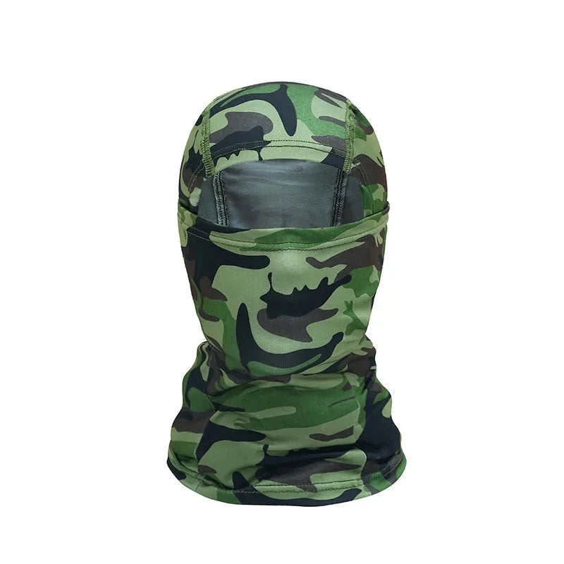 Men's Tactical Baraklava Mask Summer Sunscreen Leggings Hiking Scarf Motorcycle Bicycle Helmet Wind Hat Fishing Hat
