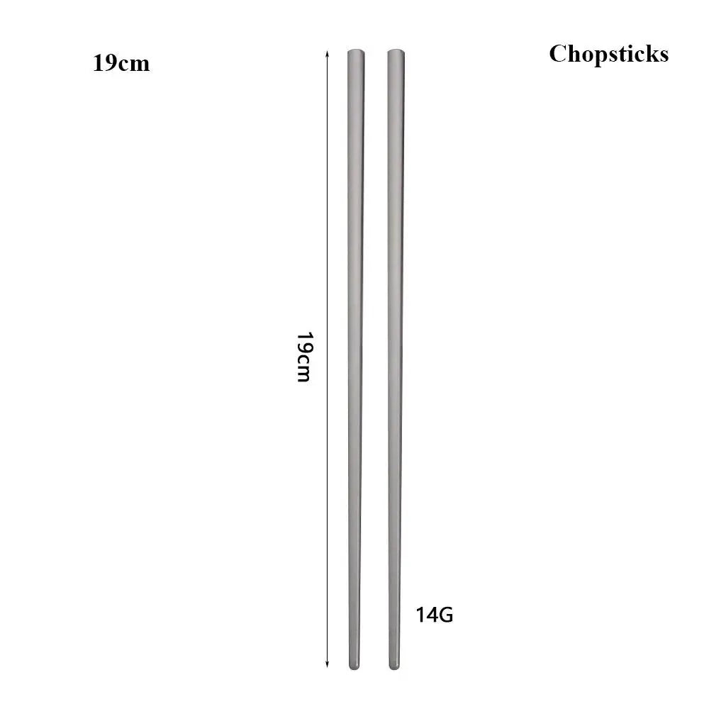 New Portable Titanium Spoon Long Handle Environmental Outdoor Camping Fork Outdoor Picnic Accessories Outdoor Tool